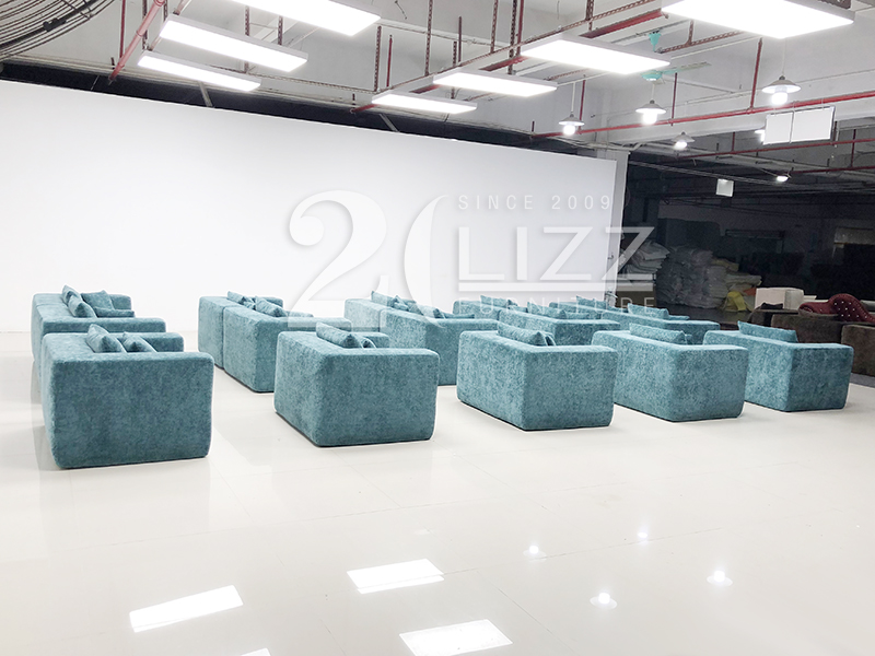 CP07 blue fabric vacuum sofa (2) CP07 blue fabric vacuum sofa (2)