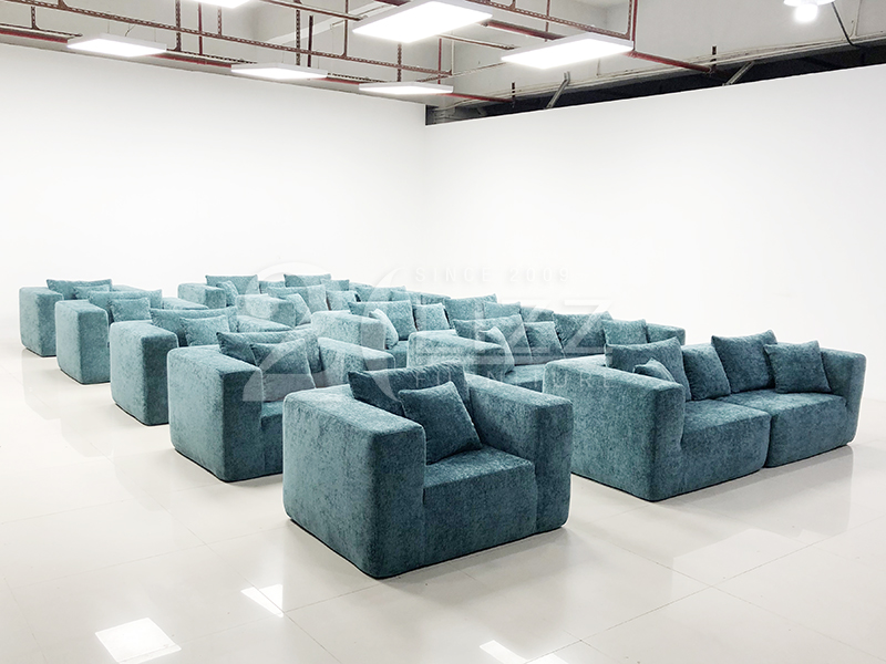 CP07 blue fabric vacuum sofa (3) CP07 blue fabric vacuum sofa (3)