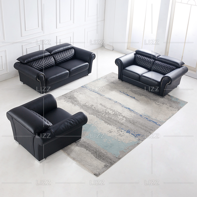 Divani Casa Leather Sofa for Home Office and Hotel