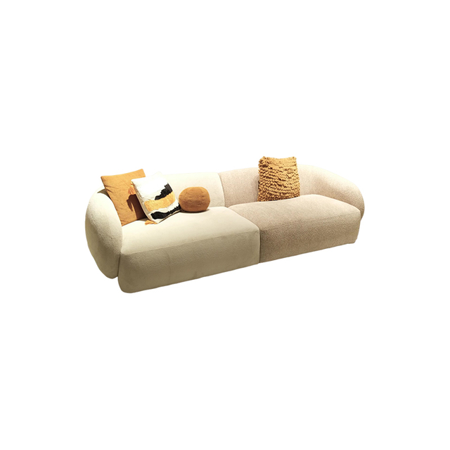  Nordic Modern Boucle Fabric Sectional Sofa Monza Sofa Set