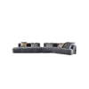 Divani Nip Dettaglio Italian Fabric Lounge Furniture Boucle Fabric Sectional Sofa Set