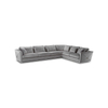 Italian Modern Corner Sectional Fabric Lounge Extro Composition Sofa