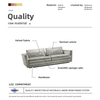 Bespoke Furniture Solutions Bulk Sofa Supplier Italian Fabric Couch Extro Sofa