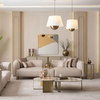 China Turkish Sofa Manufacturer Modern Brown Fabric Massimo Sofa Set