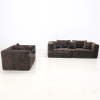Foshan Sofa Factory Vacuum Compressed Fabric Sofa Chair Packed in Box