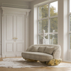 Custom Luxury Modern Sofa for Hotels Italy Angra White Sofa