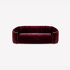 Custom Luxury Contemporary Italian Sofa Designs Curved Fabric Couch Wales Sofa