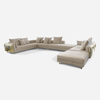 Luxury Custom Furniture Italian Imperfectio Cream Modular Sofa