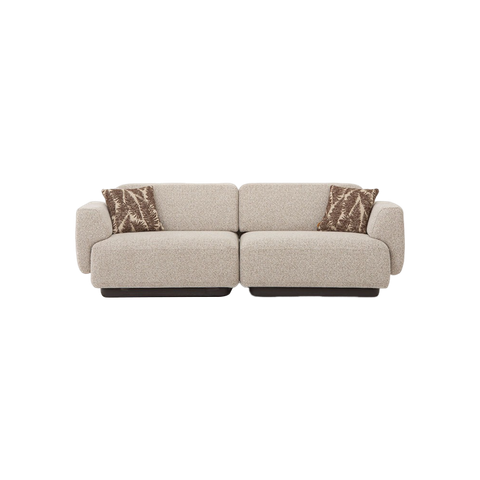 Foshan Bulk Sofa Suppliers Nordic Furniture Lounge Set Boucle Fabric Bogota Sofa Set