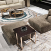 China Luxury Furniture Factory Douglas Dormeuse Sofa Brown Fabric Couch