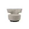 Luxury Bentley Swivel Armchair Rotate Chair Foshan Leather Leisure Chairs