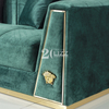 Foshan Fabric Versace Sofa Set Sofa Loveseat And Chair Sectional Couch