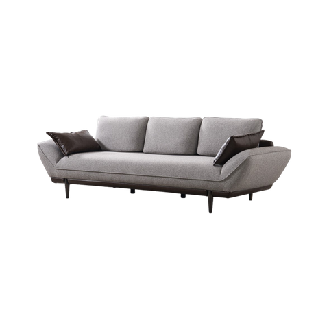 Middle East Furniture Turkish Wooden Base Fabric Couch Bade Sofa Set