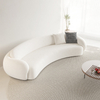 Foshan Modular Sofa Suppliers Furniture Wholsaler Curved Fabric Sofa