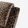 China Sofa Factory Italian Luxury Leopard Fabric Magnolia Rocking Armchair