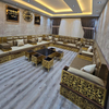 Brown Majlis Seatings Morrocan Jalsah Arabic Wooden Benches