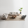 Foshan Sofa Factory Affordable Fabric Polar Bear Couch Solid Wood Base Asos Sofa Set