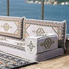Grey Pallet Cushions Arabic Floor Sofa Sets Oriental Floor Seating