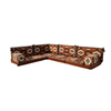 Arabic Sofa Brown Moroccan Livingroom Cushions Corner Floor Seating Set
