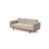 Nordic Scandinavian Modern Fabric Lounge Wooden Sofa Set