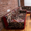 Premium Velvet Arabic Sofa Set Floor Cushions Oriental Arabic Sofa