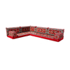 Traditional Fabric Cushion Seats Arabic Floor Majlis Set Low Seat Sofa