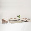 Scandinavian Furniture Turkish Sofa Canapé Modulaire Solid Wood Gordion Sofa Set