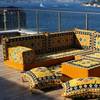 Yellow Window Seat Bench Cushion Low Seat Floor Cushion Arabic Majlis
