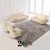 Modern Italian Leather Sofa White Leather Couch