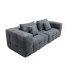 Compression Sofa in Box Three Seater Corduroy Chenille Fabric Compressed Sofa