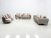 Luxury Design Furniture China Turkish Sofa Factory Beige Velvet Fabric Couches