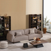 Wholesale Prices Furniture Solid Wood Linen Fabric Alfa Sofa Set