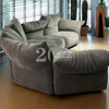 Modern Leisure Chenille Fabric Sofa Set Price 5000 to 10000 Corner Sectional Couch