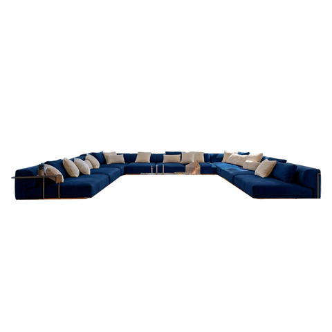 Arabic Style Sofa Designs Custom Made Majlis Sofa Manufacturer Floor Couch with Light