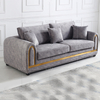 Luxury Dubai Living Room Sofas Leisure Fabric Sofa