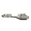 Italian Giorgio Collection Mirage Modular Sectional Corner Sofa Set