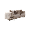 Italian-inspired Luxury Sofa Manufacturer Competitive Pricing Affordable Furniture Fabric Couch Set