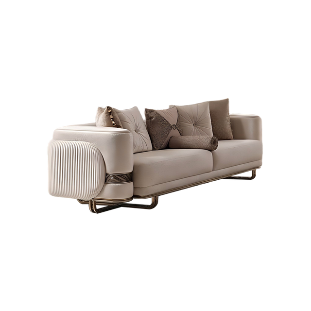 Italian-inspired Luxury Sofa Manufacturer Competitive Pricing Affordable Furniture Fabric Couch Set