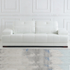 Modern Furniture White Couch Leather Sofa Loveseat and Chair