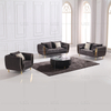 American Hotsale Luxury Fabric Sofa Set With Gold Legs