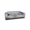 Button Tufted Sofa Loveseat and Chair with Reversible Backrest Turkish Gold Sofa Set