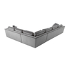 Italian Modern Corner Sectional Fabric Lounge Extro Composition Sofa