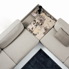 Divani Ritual Lounge Furniture Home Sofa Suppliers Steel Base Fabric Sectional
