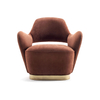 Modern Living Room Bedroom Villa Leisure Armchair Valerie Swivel Accent Chairs