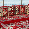 L Shaped Floor Couch Arabic Sofa Seating Floor Pillows Majlis Kanabat