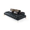 Italian Luxury Lounges Darlington Tufted Sofa 3 4 Seater Leather Couches