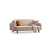 Premium Sofa Collections Nordic Furniture Lambwool Fabric Cinnamon Sofa Set