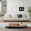 Modern Fabric Couch Italian Minimalist 1 2 3 4 Seater Beige Fabric Sofa