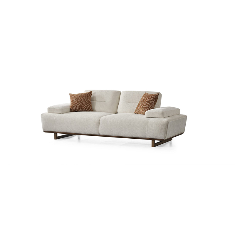Foshan Sofa Factory Fabric Lounges Alba Sofa Set with Solid Wood Base