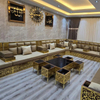 Brown Majlis Seatings Morrocan Jalsah Arabic Wooden Benches